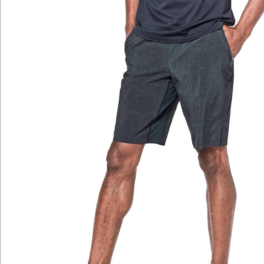 Lululemon T.H.E. Shorts Heathered Blue/Green 9”